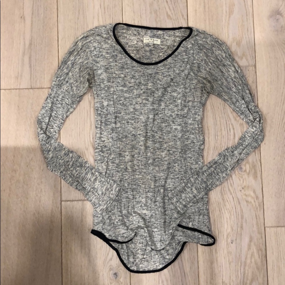 Cotton long sleeve tee shirt